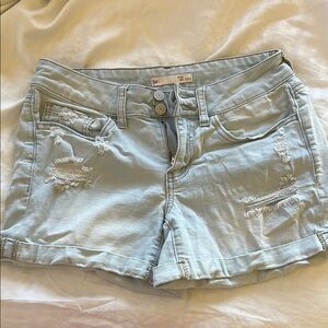 ❗️SO Women's Light Blue Distressed Shorts 5/27❗️